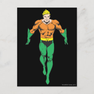 Aquaman Runs Postcard