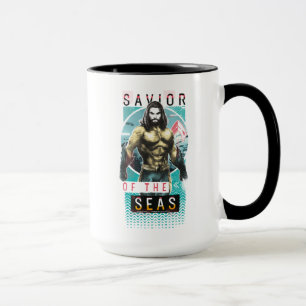Aquaman   "Savior Of The Seas" Modernist Graphic Mug