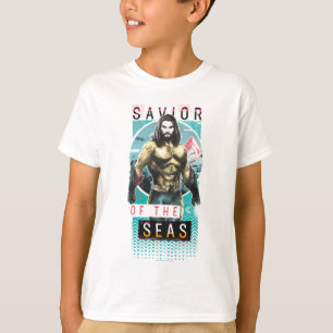 Aquaman "Savior Of The Seas" Modernist Graphic T-Shirt