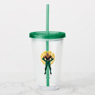 Aquaman Standing Acrylic Tumbler