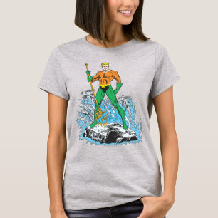Aquaman Stands with Pitchfork T-Shirt