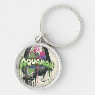 Aquaman - Twisted Innocence Letter Key Ring