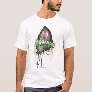 Aquaman - Twisted Innocence Letter T-Shirt