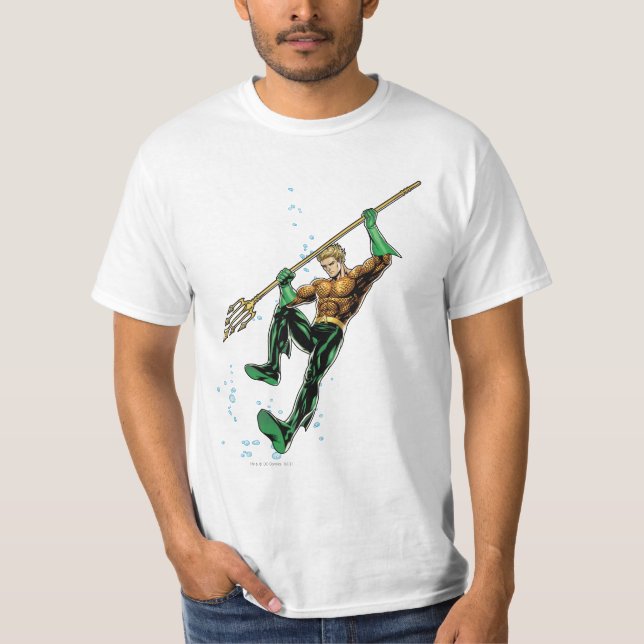 Aquaman with Spear T-Shirt (Front)