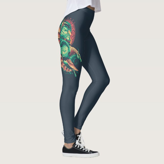 Aquaman | Xebel King Nereus Graphic Leggings (Right)