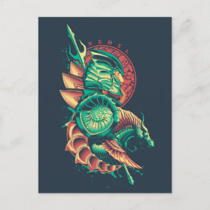 Aquaman Xebel King Nereus Graphic Postcard