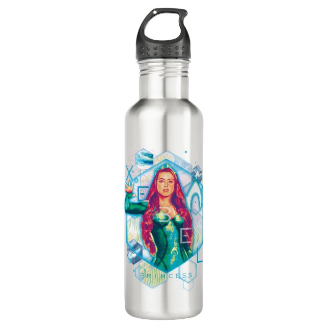 Aquaman | Xebel Princess Mera Hexagonal Graphic 710 Ml Water Bottle (Front)