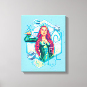 Aquaman Xebel Princess Mera Hexagonal Graphic Canvas Print