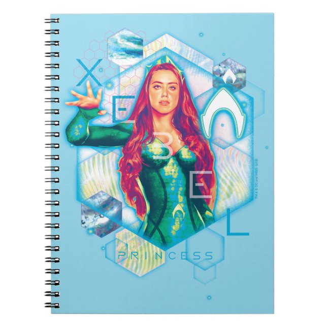 Aquaman | Xebel Princess Mera Hexagonal Graphic Notebook (Front)