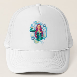 Aquaman   Xebel Princess Mera Hexagonal Graphic Trucker Hat