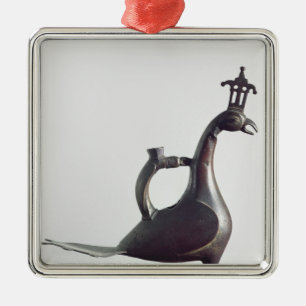 Aquamanile in the form of a peacock metal ornament