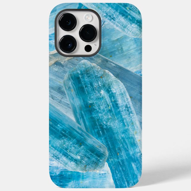 Aquamarine Blue Beryl Crystal Gemstone Case-Mate i Case-Mate iPhone Case (Back)