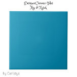 Aquamarine Blue Ceramic Tile<br><div class="desc">Aquamarine Blue Ceramic Tile.  Stunning,  dramatic.  It also matches well with a faux marble tile we have in the same shade with gold throughout.  
We have a great selection of home decor products for all types of decor.  Thanks for stopping by.</div>