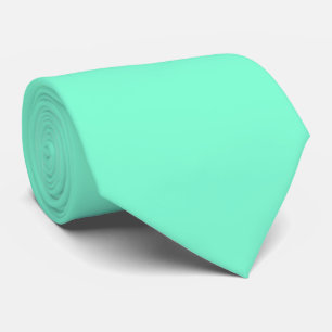 Aquamarine Blue Colour Solid Plain Tie