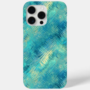 Aquamarine Blue Crystal Gel Texture iPhone 15 Pro Max Case