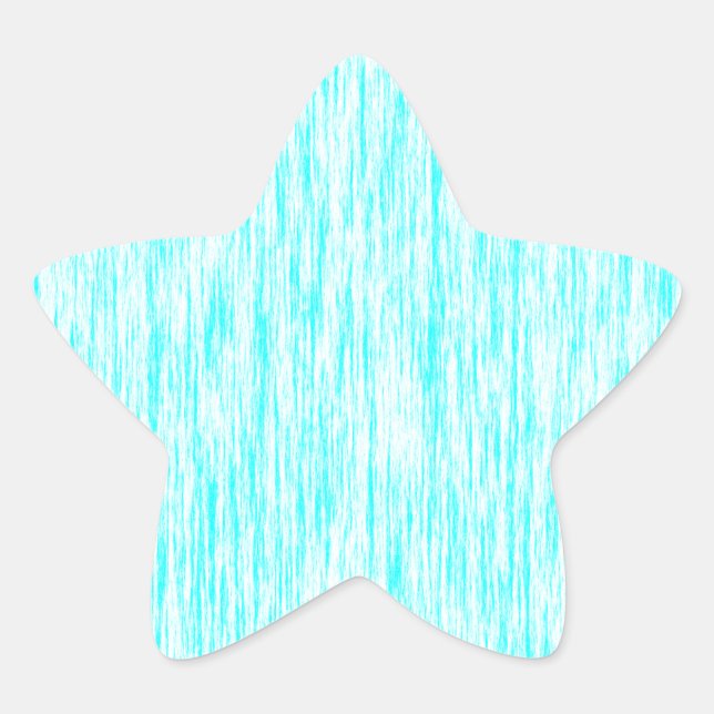 Aquamarine-Blue-Dark-Violet-Render-Fibres-Pattern Star Sticker (Front)