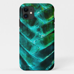 Aquamarine Colourized Traveller Palm iPhone 11 Case