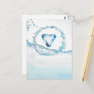 Aquamarine Core Postcard