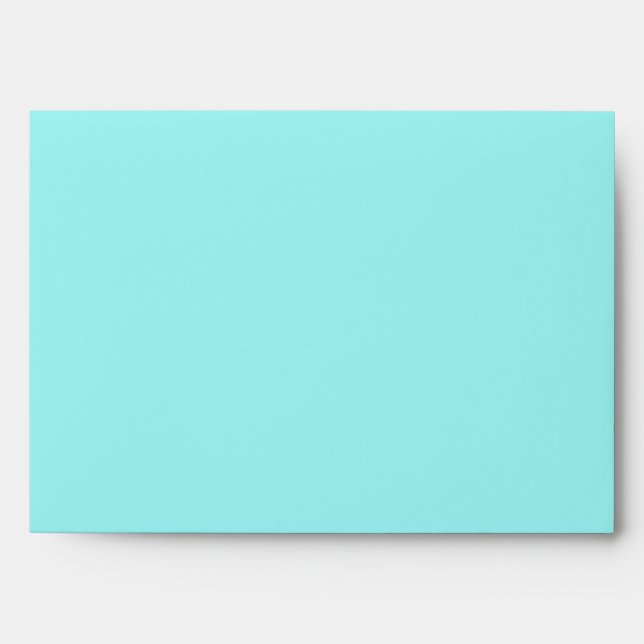 Aquamarine Custom Envelope (Front)