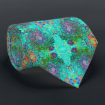 Aquamarine Groovy Abstract Retro Liquid Swirl Tie<br><div class="desc">This Cool Colourful Pattern Neck Tie features an Aquamarine Groovy Abstract Retro Liquid Swirl Painting with Purple,  Lime Green,  Black,  Chartreuse,  Blue,  Green,  Aqua,  Red and Orange Accents. The result is a colourful trippy,  abstract,  psychedelic design that you will love!</div>