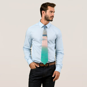 Aquamarine Ocean Tropical Beach Scenic Tie