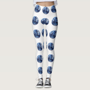 Aquamarine Pattern Leggings