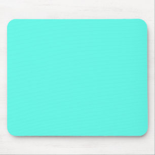 Aquamarine (solid colour) mouse pad