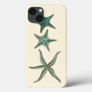 Aquamarine Triple Starfish iPhone 13 Case