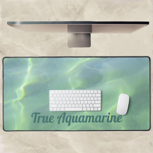 Aquamarine Tropical Sinkissed Water Photographic Desk Mat