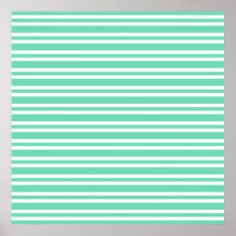 Aquamarine White Stripes Pattern