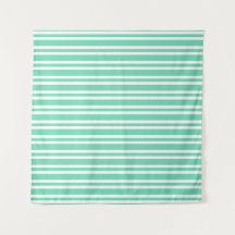Aquamarine White Stripes Pattern