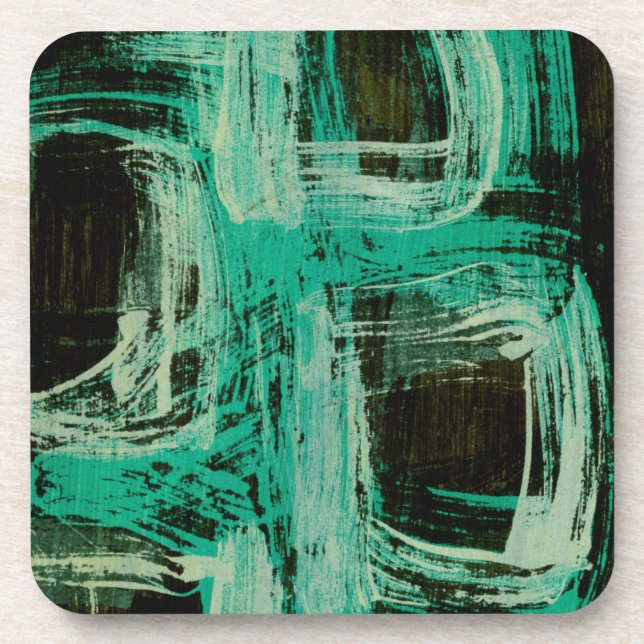 Aquamarine Windows I Coaster (Front)