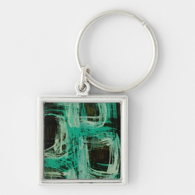 Aquamarine Windows I Key Ring (Front)
