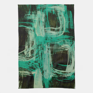 Aquamarine Windows I Tea Towel