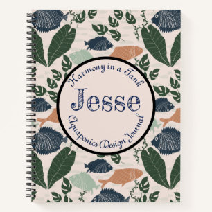 Aquaponics Journey Customisable Gardening Notebook
