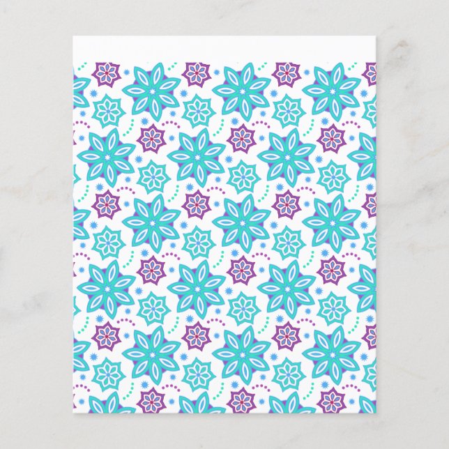 AquaPurpleFlowers.png Flyer (Front)