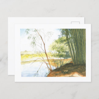 Aquarela landscape in Minas Postcard