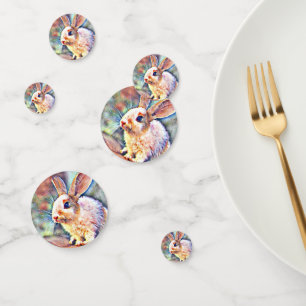 aquarell bunny confetti