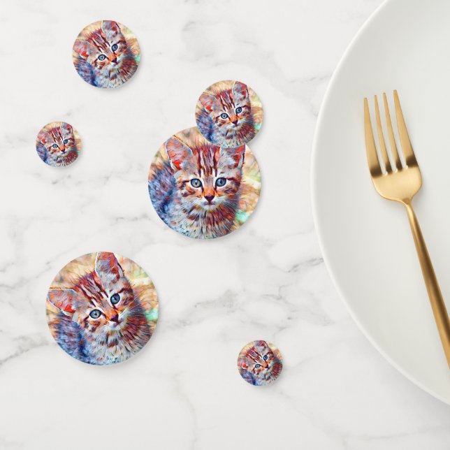 aquarell kitten confetti (Group)
