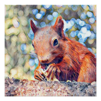 aquarell squirrel