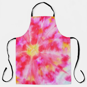 Aquarelle Creative Tone. Brush Gold. Ginger Tie Dy Apron