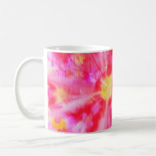 Aquarelle Creative Tone. Brush Gold. Ginger Tie Dy Coffee Mug