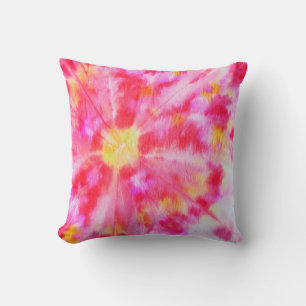 Aquarelle Creative Tone. Brush Gold. Ginger Tie Dy Cushion