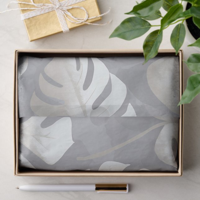 Aquarelle Monstera Tissue Paper (Creator Uploaded)