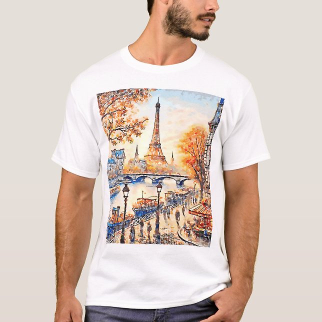 Aquarelle Paris T-Shirt (Front)