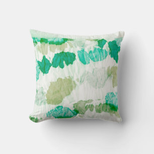 Aquarelle Texture. Splash. Abstract Splash. Tie Dy Cushion