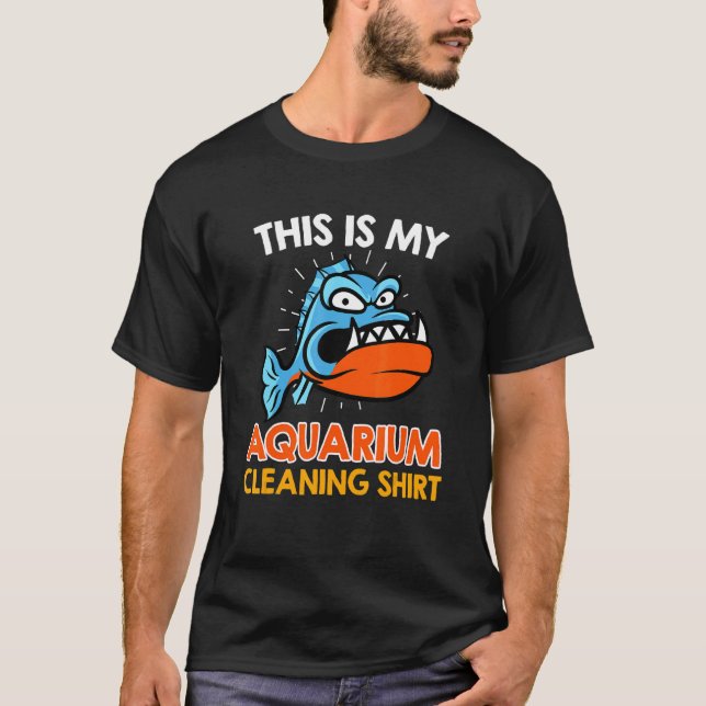 Aquarist Aquarium Cleaning T-Shirt (Front)