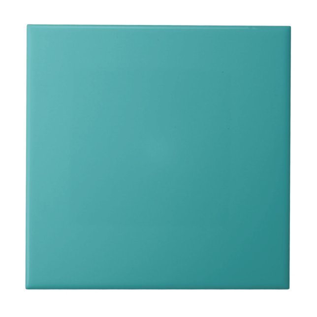 Aquarium Aqua Blue Square Kitchen and Bathroom Ceramic Tile (Front)