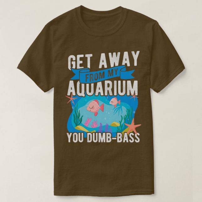 Aquarium Aquascaping Aquatic Goldfish Reef Fish T-Shirt (Design Front)