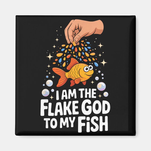 Aquarium Art For Men Women Fish Lover Fiank Enthus Magnet (Front)